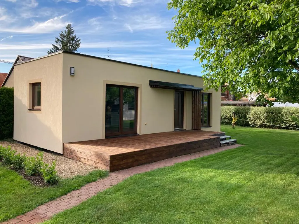 Modulový dům Pardubice – pohled 1