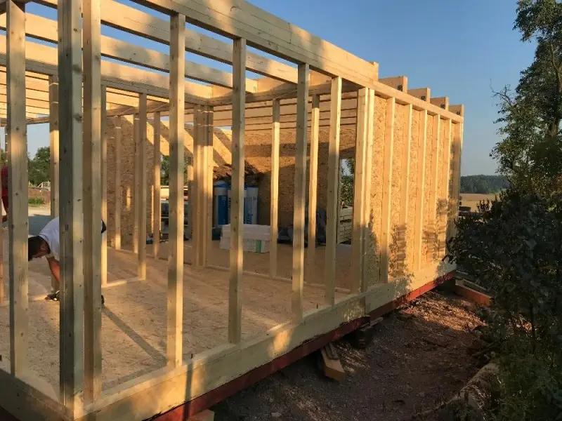 Výstavba modulového domu – fáze 5